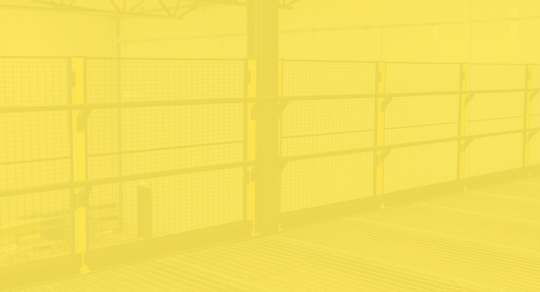 image protection grillagées avec overlay jaune