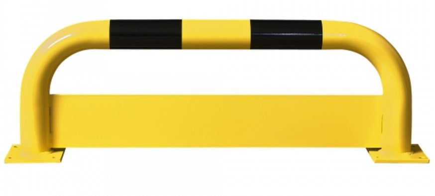 Arceau droit de sécurité avec plaque anti-encastrement 350x1000mm
