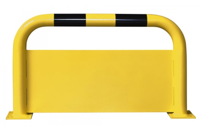 Arceau droit de sécurité avec plaque anti-encastrement 600x1000mm