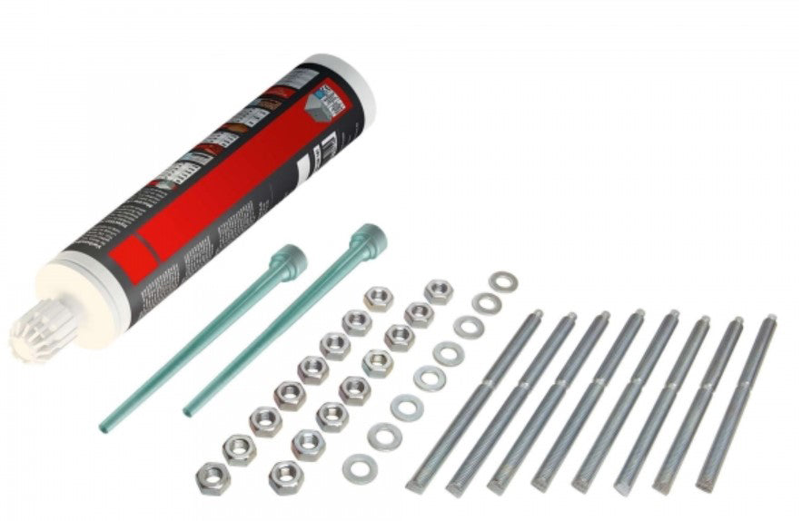 Kit de fixation pour arceau droit flexible