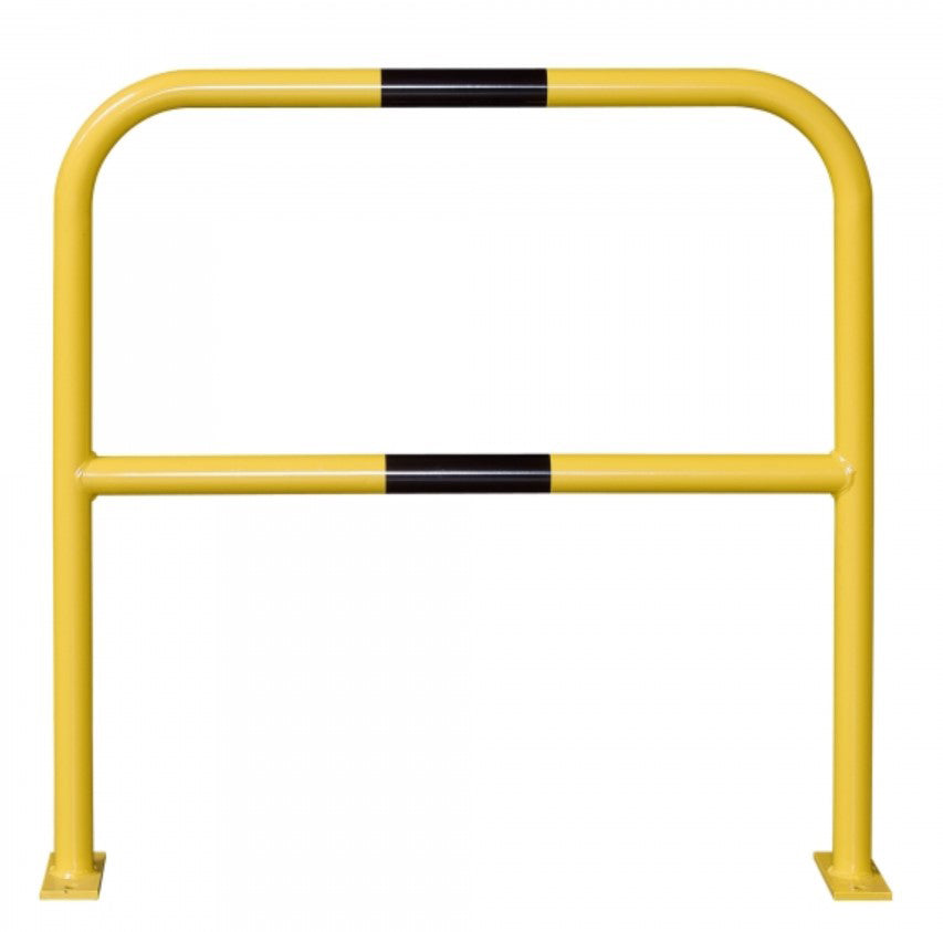 Barrière de sécurité en acier de 1000x1000mm à cheviller.
