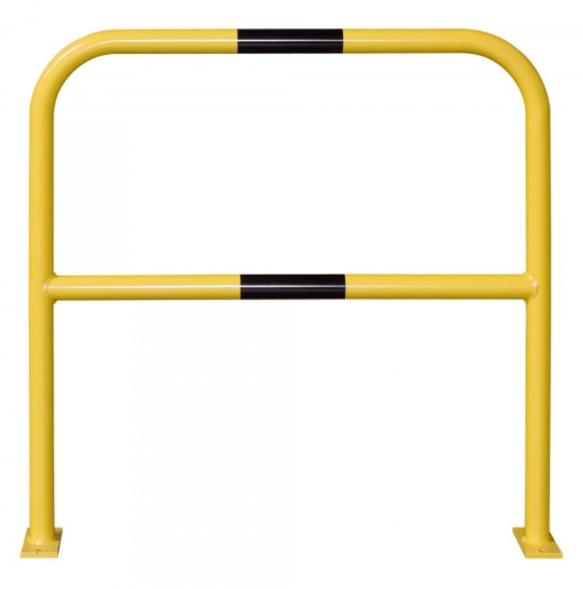 Barrière de sécurité en acier de 1000x1000mm à cheviller.