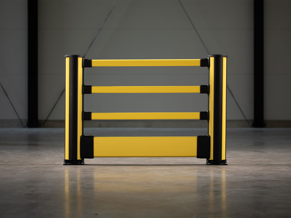 Photo barrière piétonne avec un bastaing simple