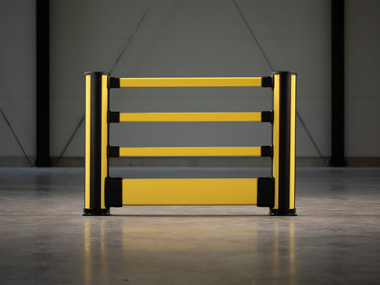 Photo barrière piétonne avec un bastaing simple
