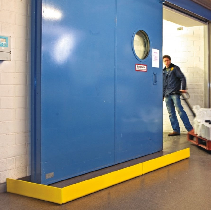 Butoir plat jaune