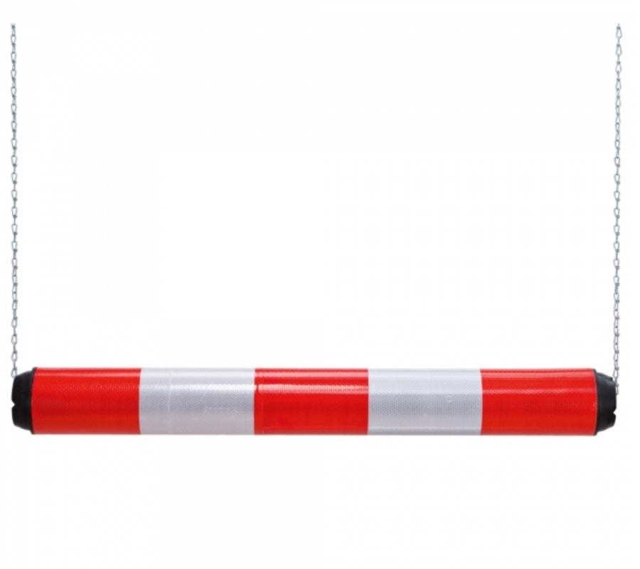Limiteur de hauteur en plastique rouge et blanc