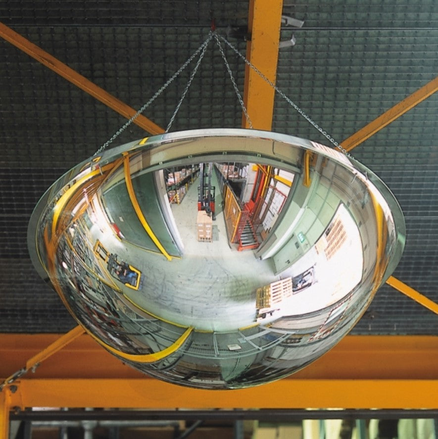 Miroir de sécurité en demi-sphère 360°