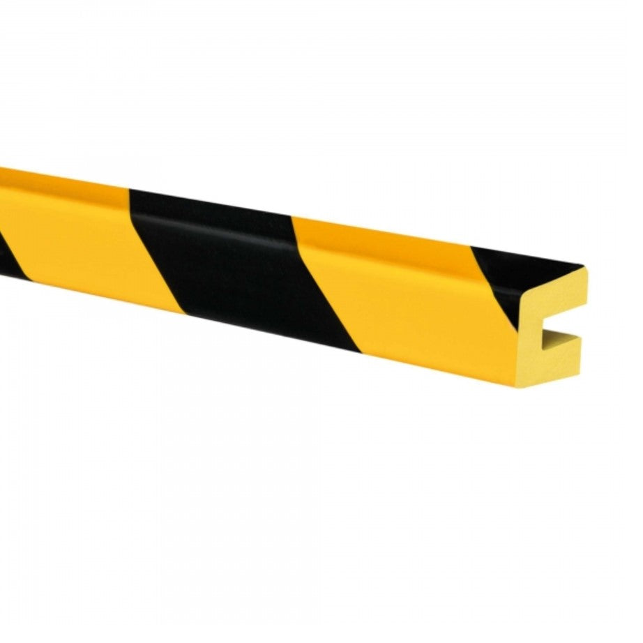 Mousse emboitable jaune et noir en rectangle