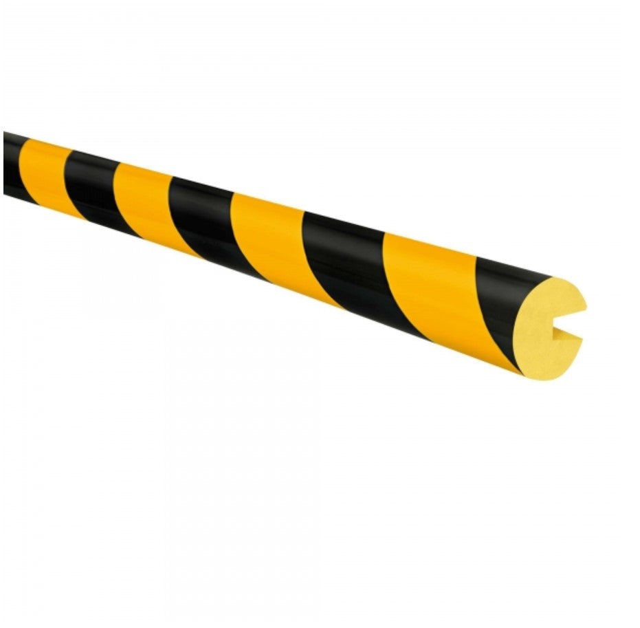 Mousse emboitable jaune et noir en rond
