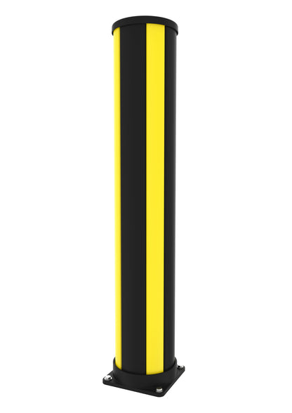 Poteau antichoc jaune et noir 1160mm