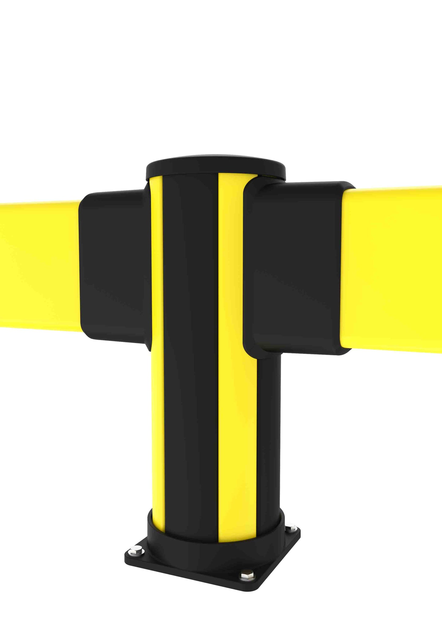 Poteau intermédiaire pour bastaing de protection haute