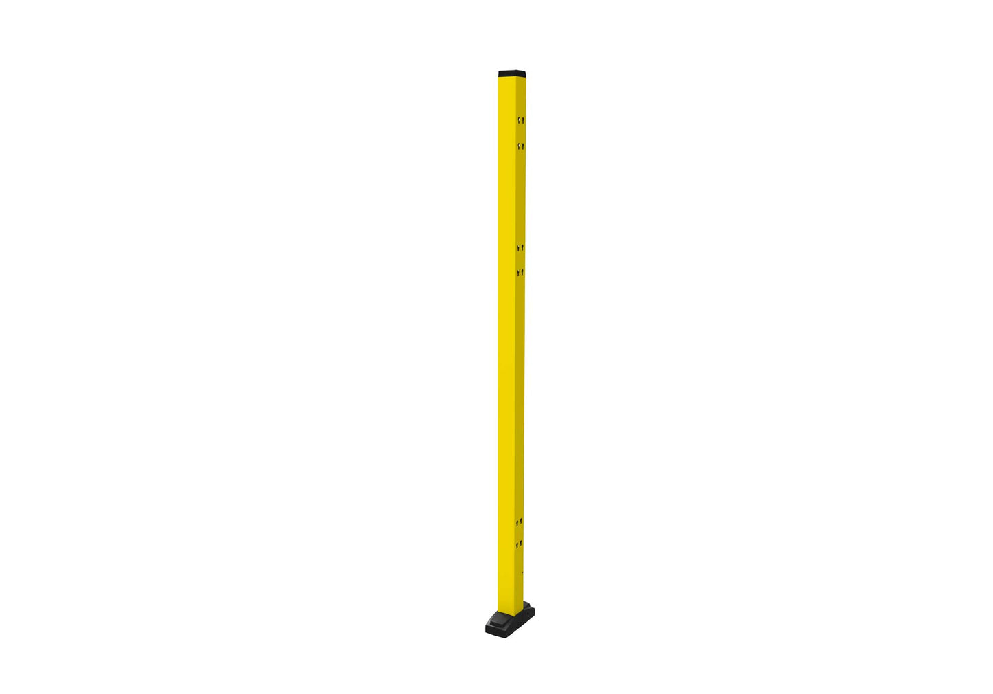 Un poteau jaune de 1400mm de hauteur et 50x50mm de largeur.