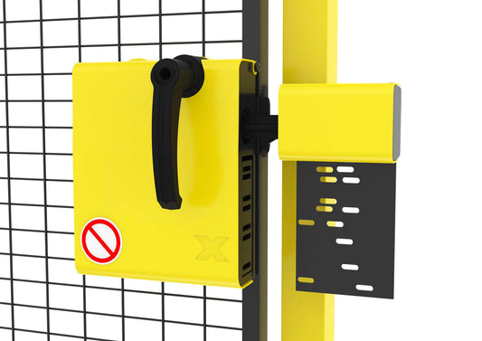 Serrure anti-enfermement jaune
